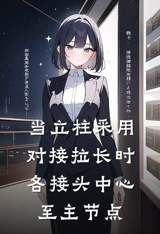 当立柱采用对接拉长时,各接头中心至主节点