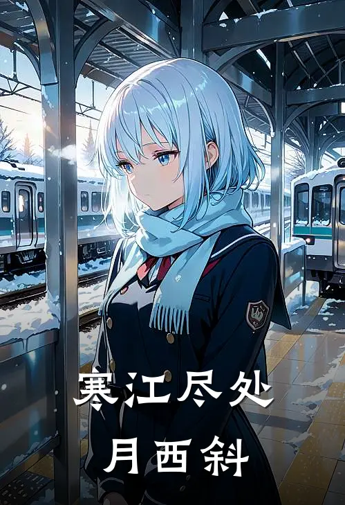 寒江尽处月西斜