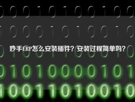 妙手ERP怎么安装插件？安装过程简单吗？