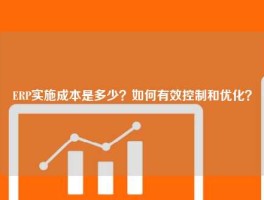 ERP实施成本是多少？如何有效控制和优化？