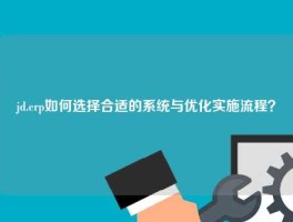 jd.erp如何选择合适的系统与优化实施流程？